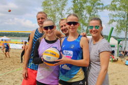 Zum Volleyballspielen aus München angereist