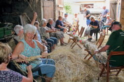 Eine Strohranke den großen Festumzug