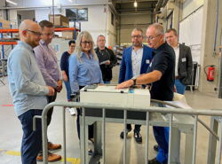 Bei Pewo einen Blick hinter die Werkstore geworfen