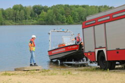 Bürgermeister aus dem Knappensee gerettet