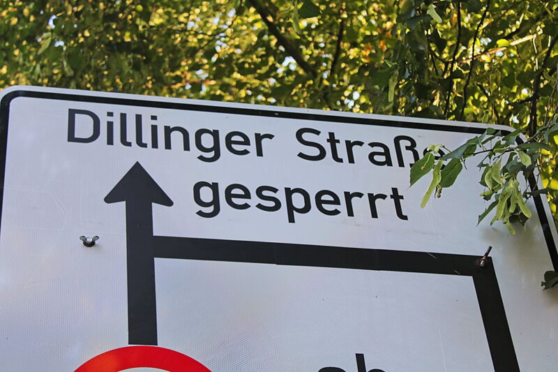 Gesperrt: Wo dieser Tage kein Durchkommen ist