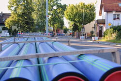 Marode Leitung wird durch Neubau ersetzt