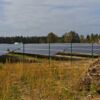 Das ist ein Teil des Solarparks auf dem Gelände des ehemaligen Wohnlagers II in Sabrodt. Seit September ist er am Netz