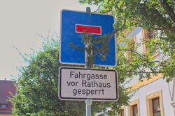 Gesperrt: Wo dieser Tage kein Durchkommen ist