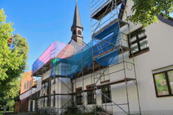 Die Bauarbeiten am Dach sind jetzt erledigt
