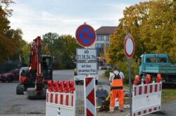 Sperrung von Zooparkplatz und Teschenstraße