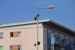 Kameraeinsatz über der Klinikums-Kreuzung