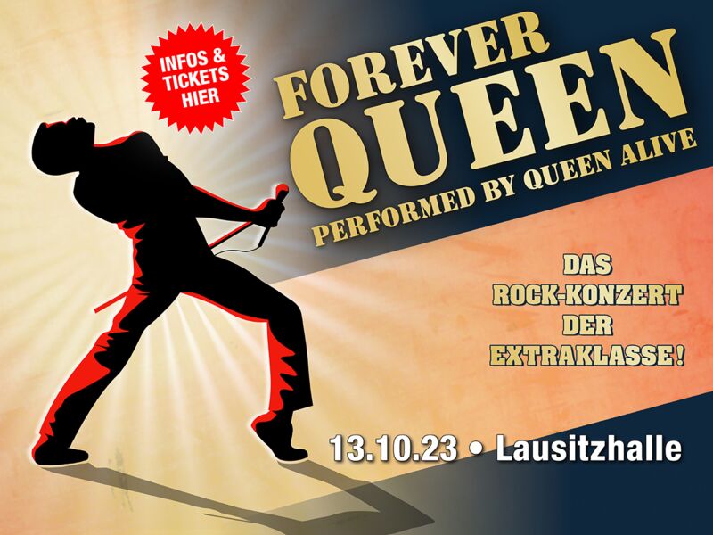 Rockige Hommage an "Queen" am 13.10. in der Lausitzhalle