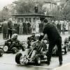 Start eines internationalen K-Wagen-Rennens 1965 - Hoyerswerda - Schulstrasse