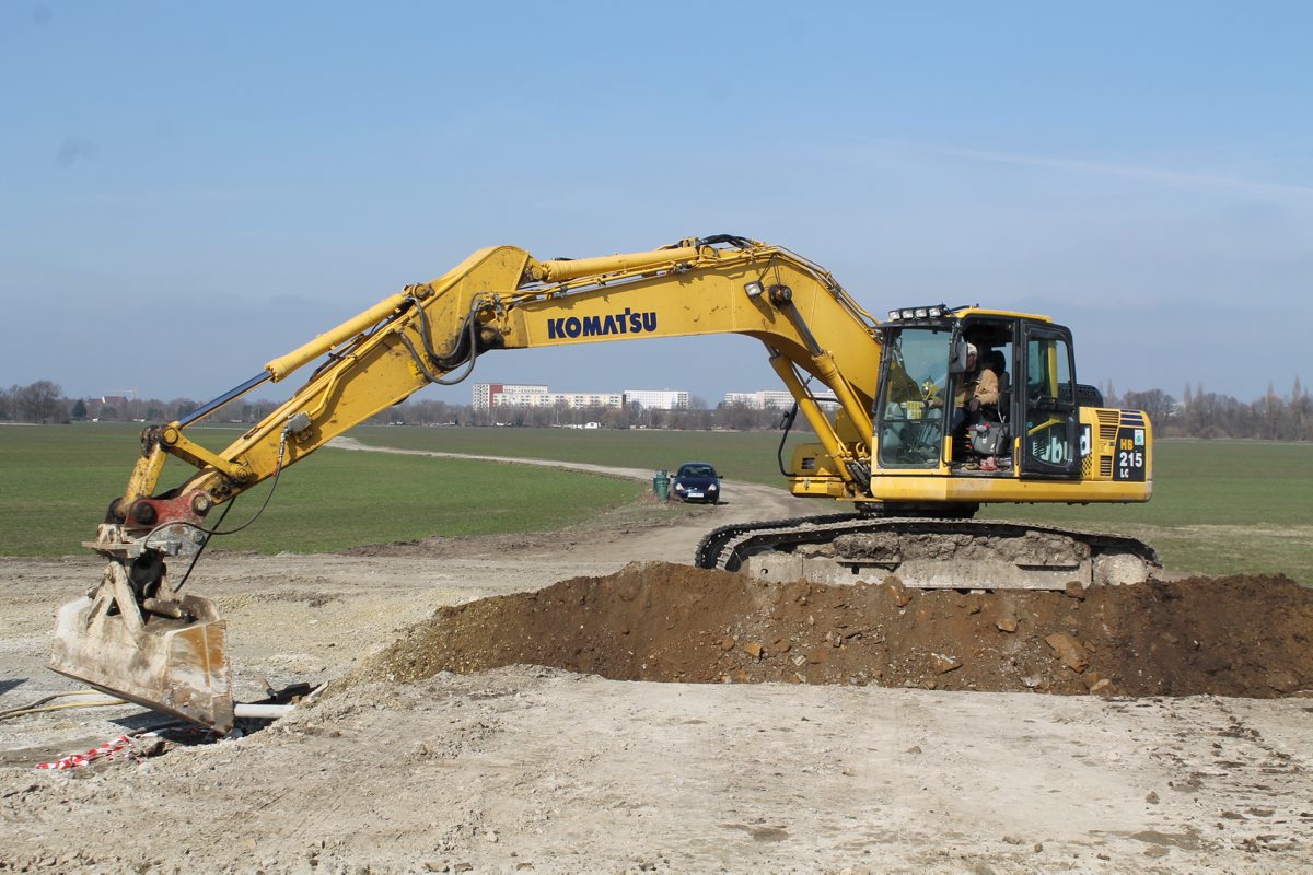 Arbeiten am Schwarzwasser