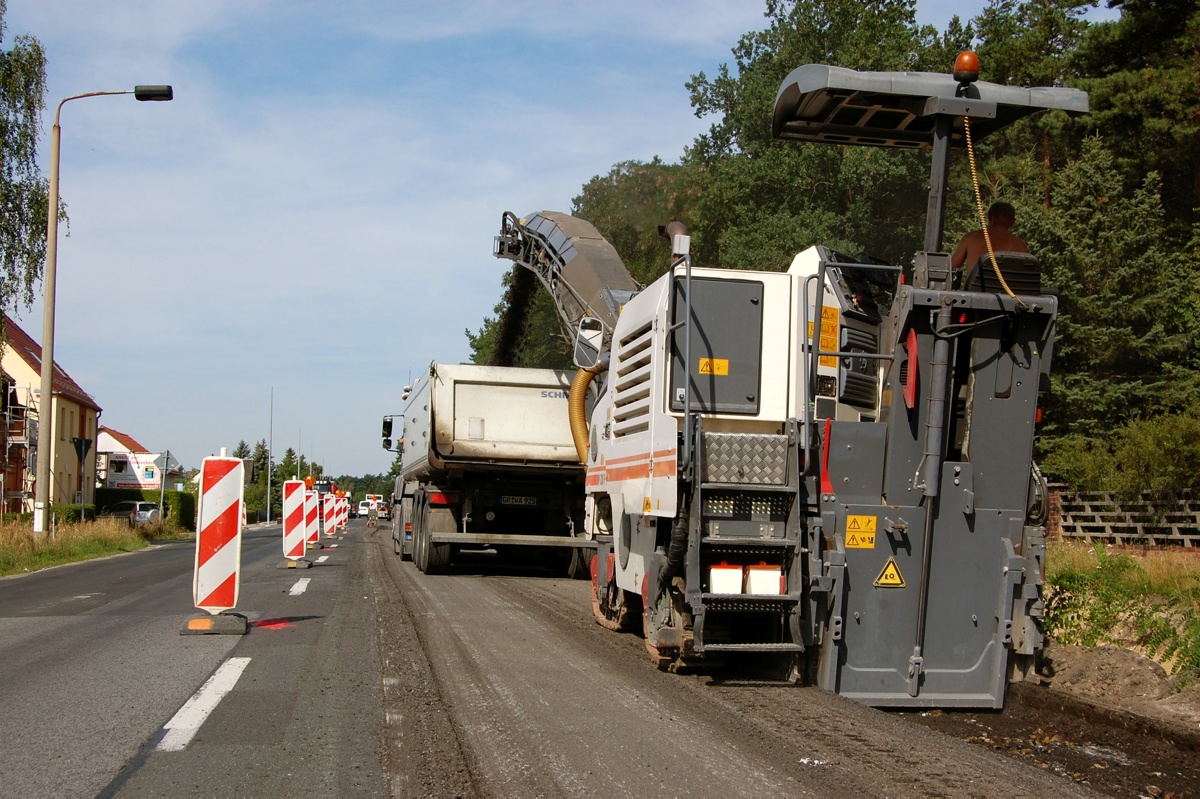 Baustelle rückt weiter