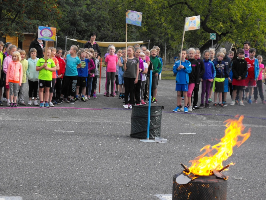 Olympisches Feuer entzündet