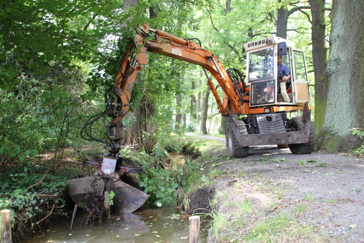 Saxonia-Graben wird verbreitert