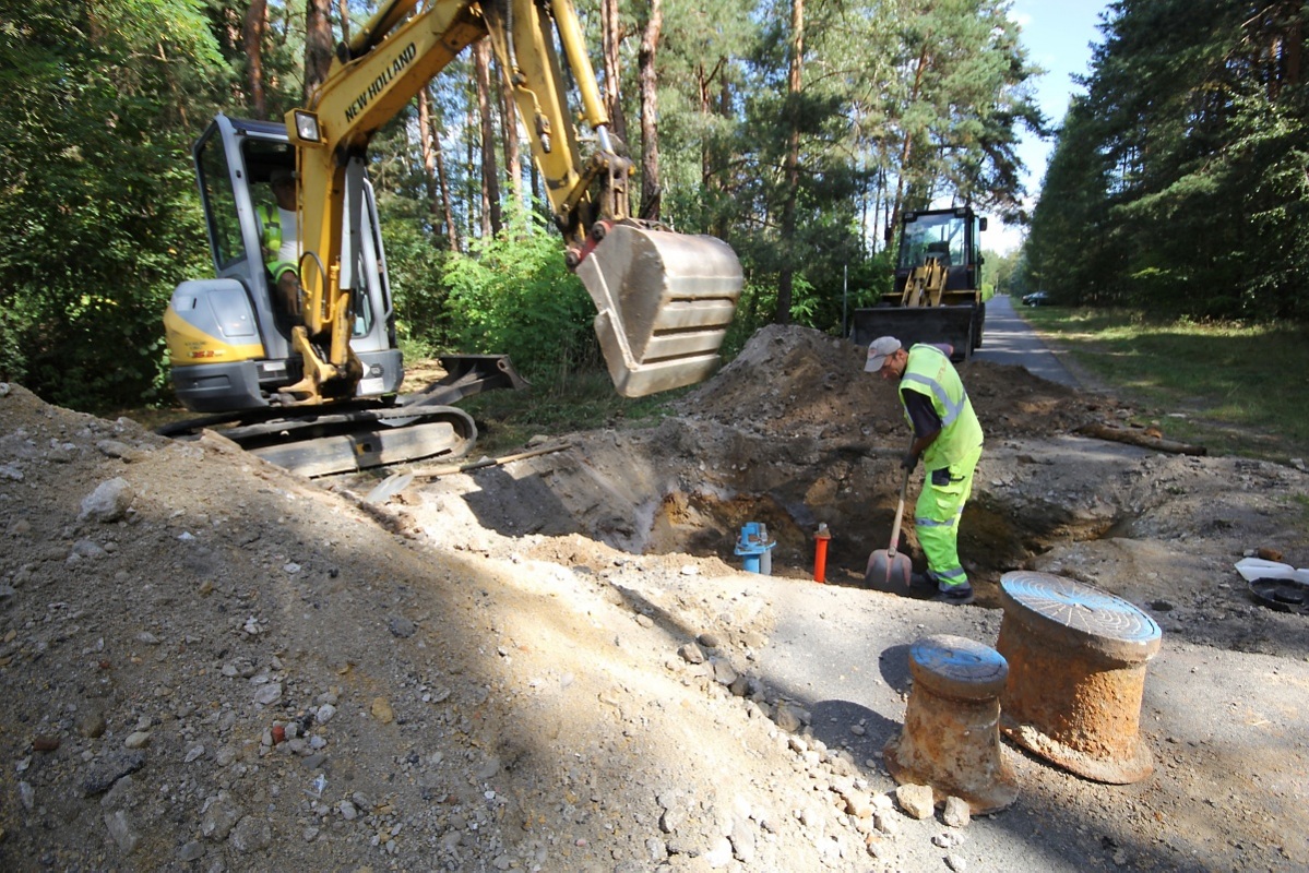 Straßenbau hat begonnen