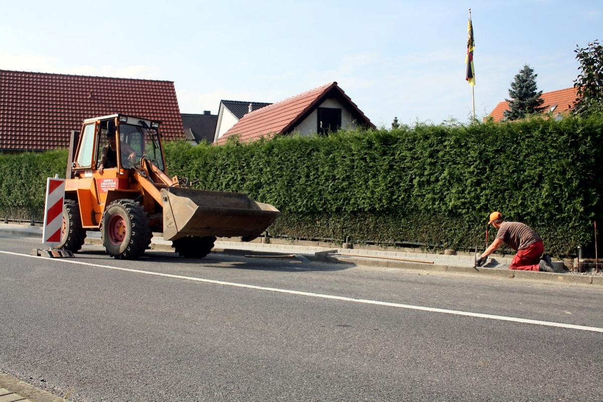 Neuer Gehweg