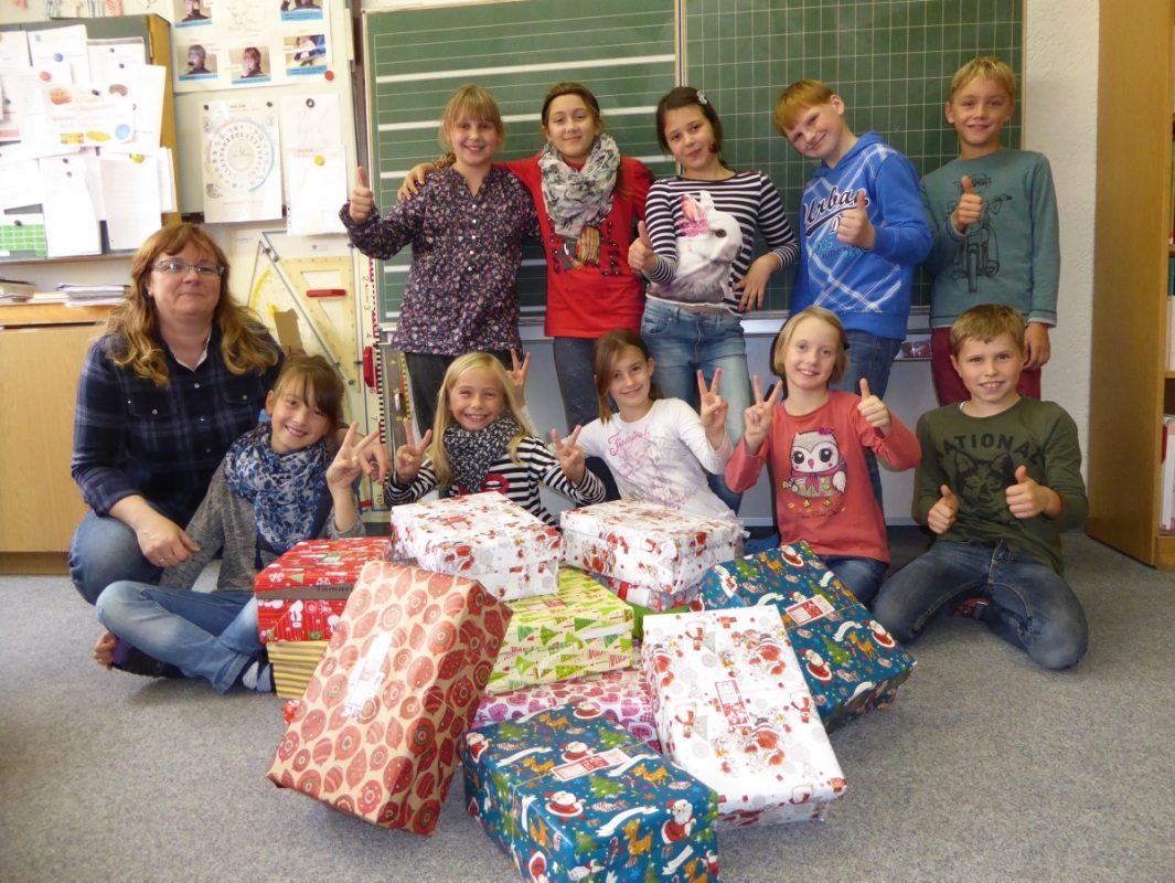 Spenden verpackt