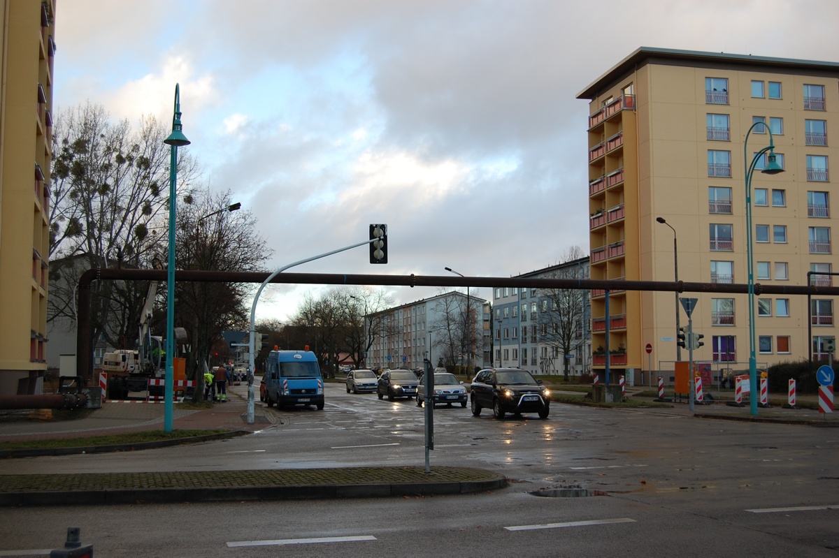 Heute Straßensperrung