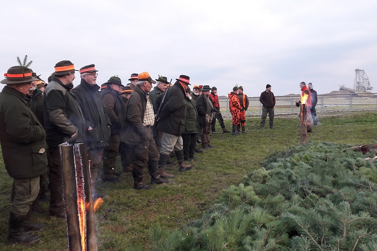 Jagd am Tagebau
