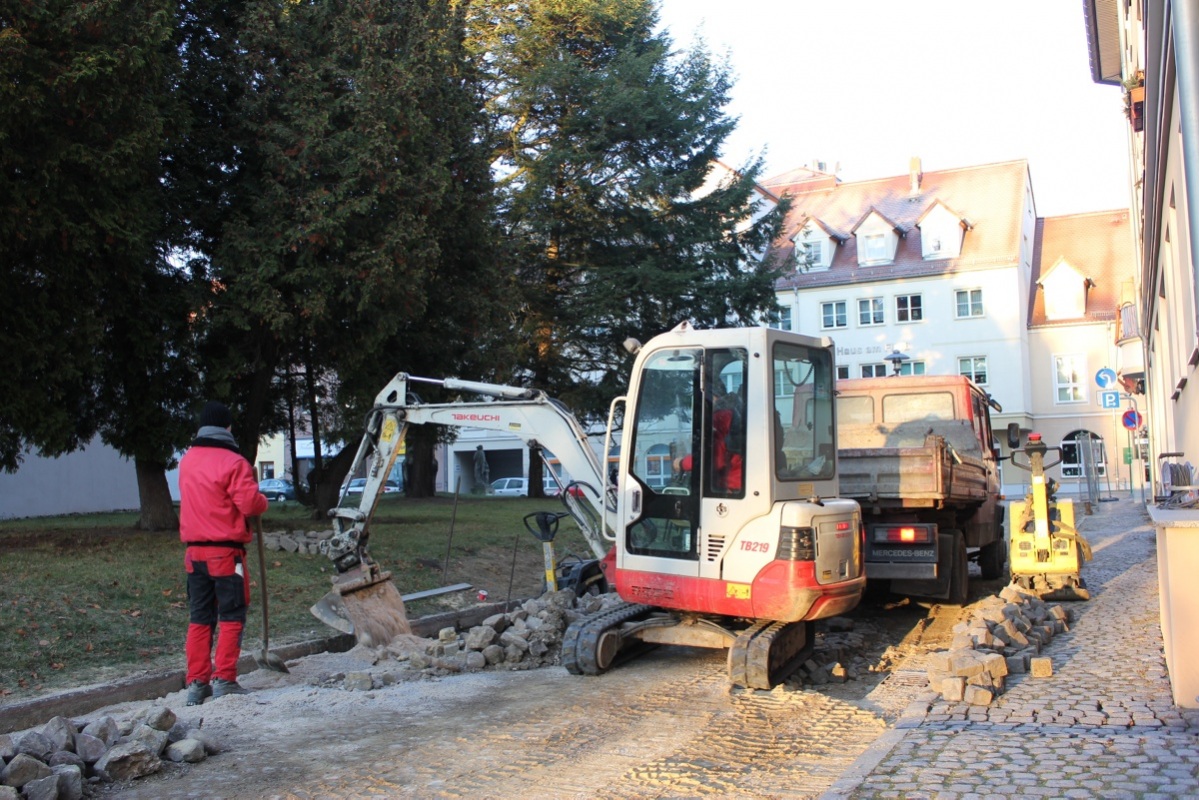 Bauarbeiten am Mühlweg