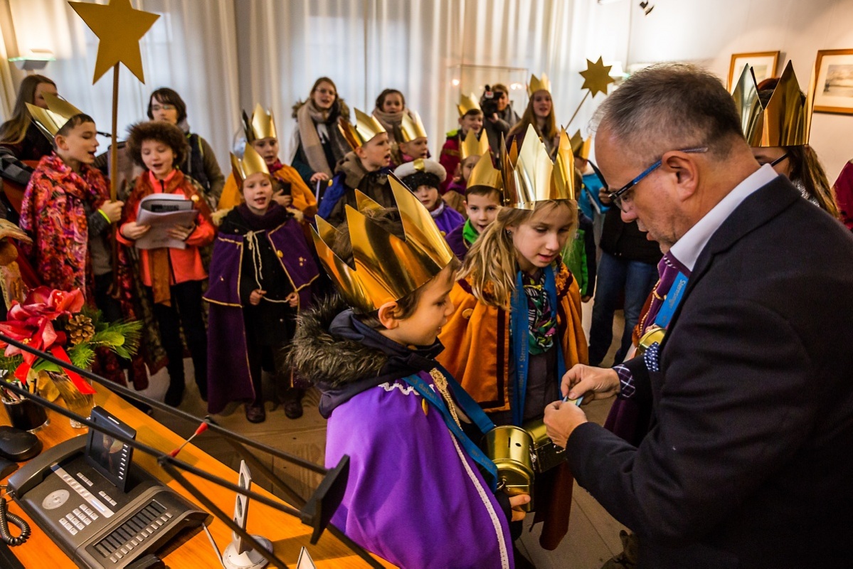 Sternsinger im Rathaus