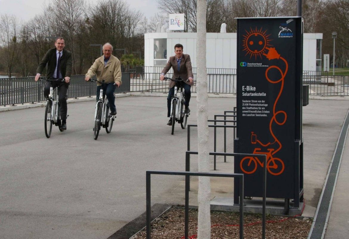 Hier tanken E-Bikes auf