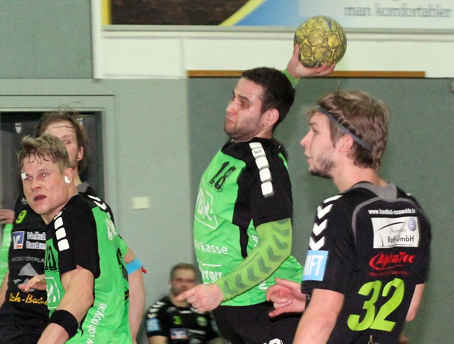 Malik Reimann (hier beim Wurf) wird dem LHV Hoyerswerda künftig fehlen. Foto: Werner Müller