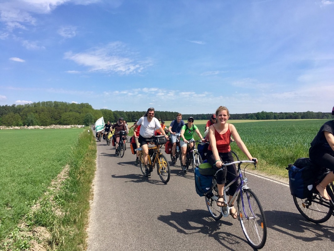 Radeln gegen Kohlestrom