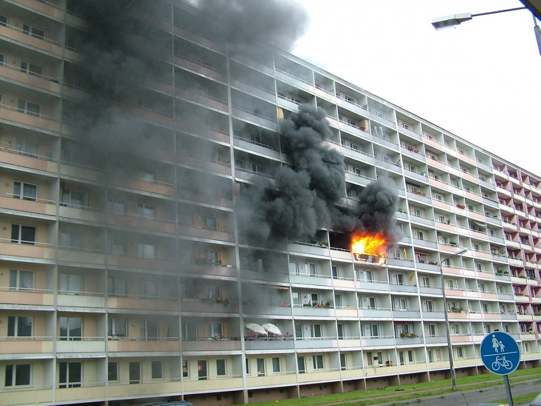 So feuerfest sind Hochhäuser