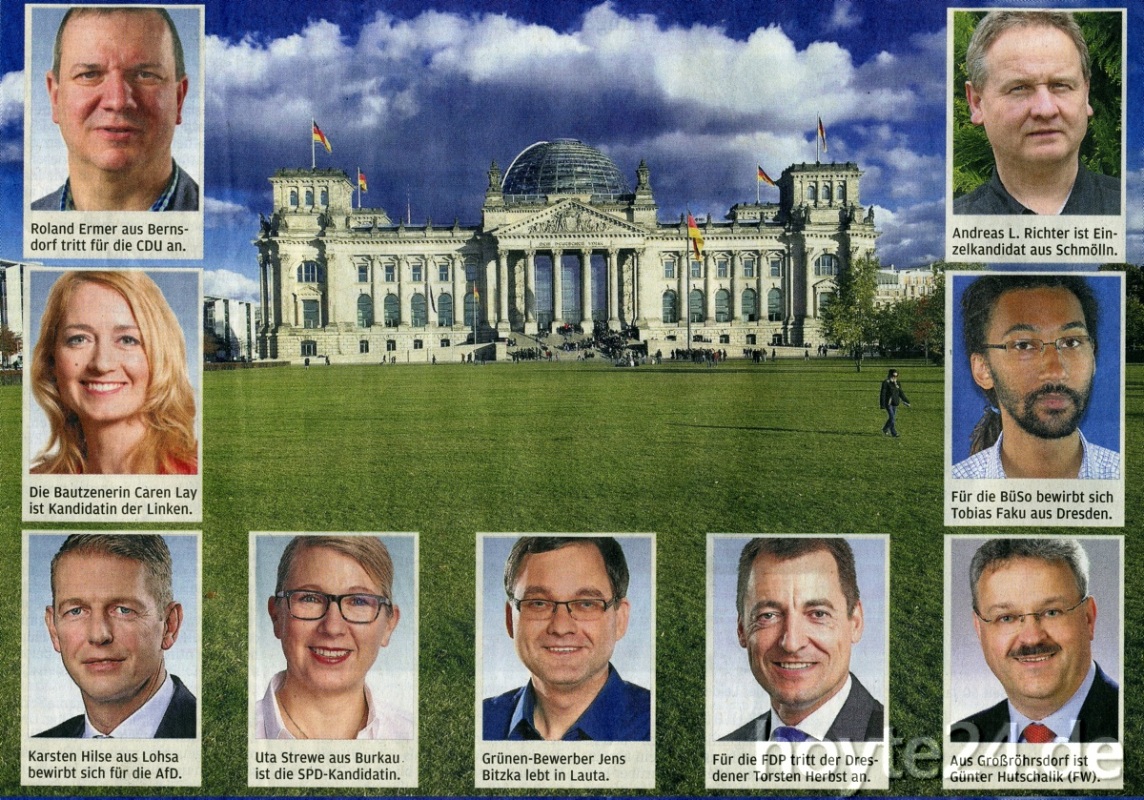 Neun wollen nach Berlin