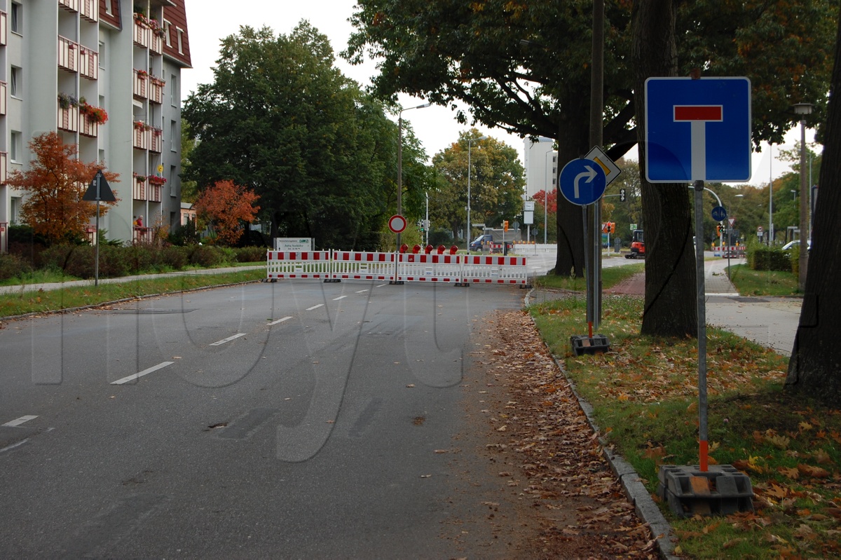 Straße dicht