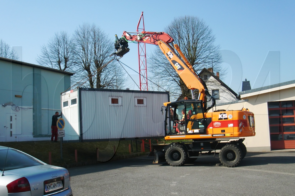 Baubeginn am Schützenhaus