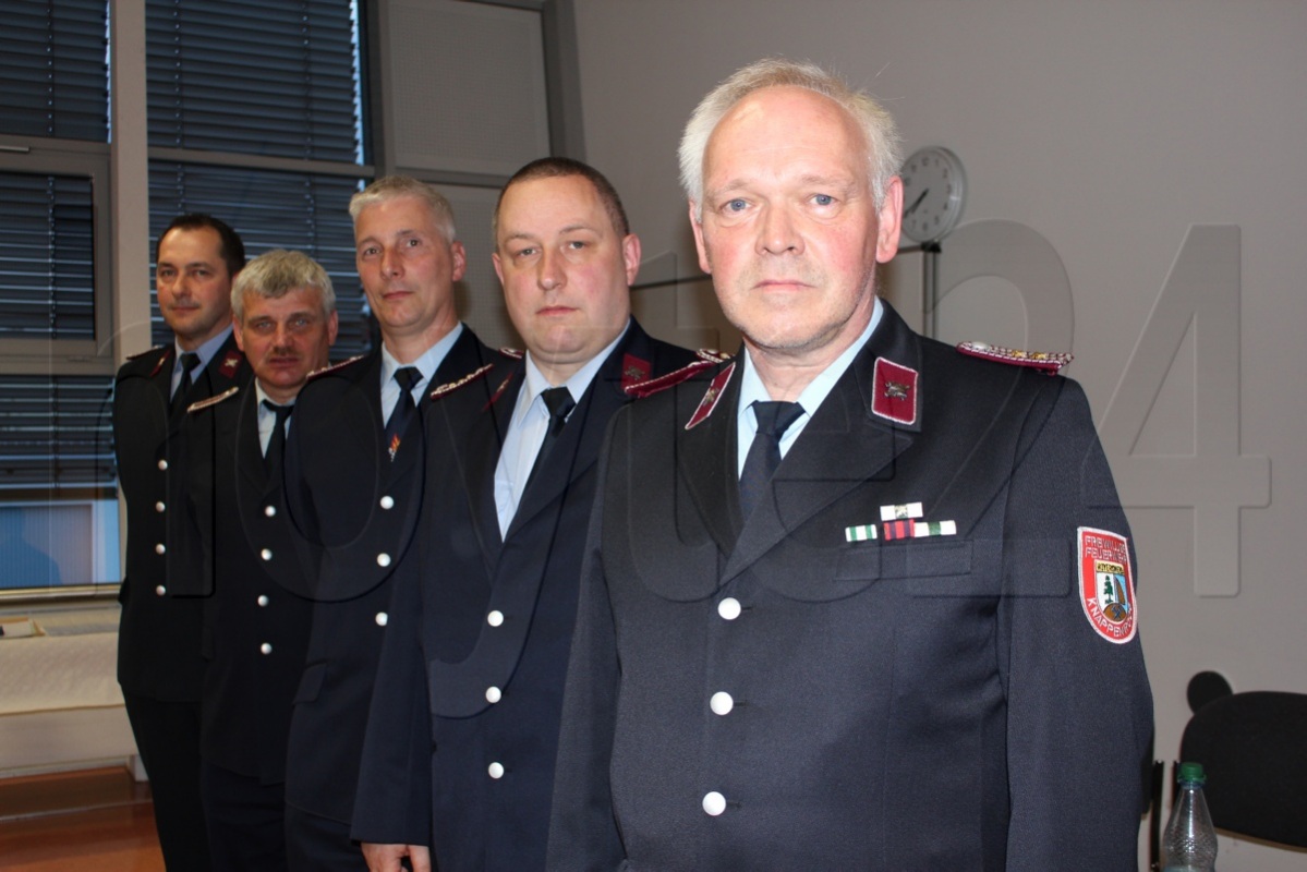 Feuerwehrmänner geehrt