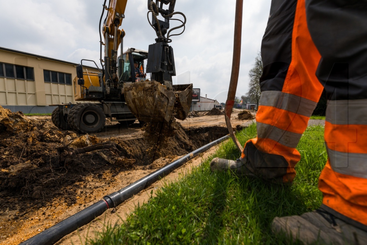 Stromausfall wegen Straßenbaus