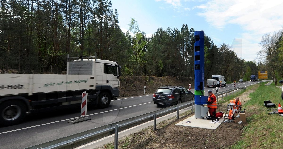 Kontrolle in Blau