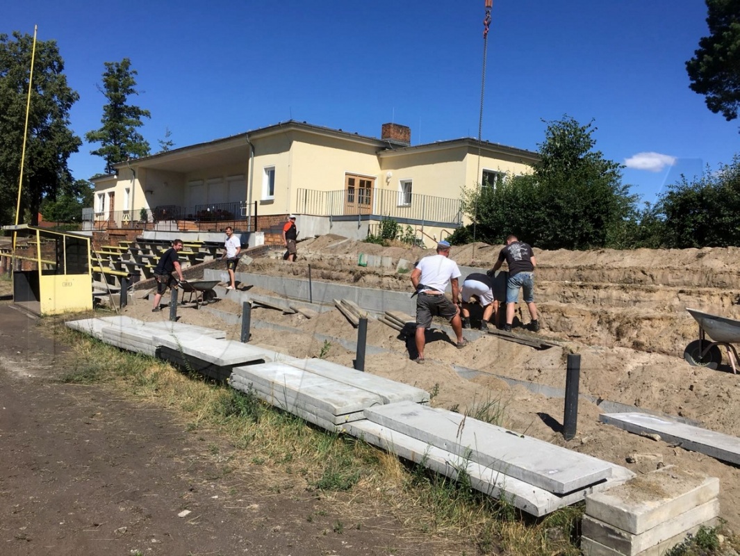 Kraftakt in Laubusch