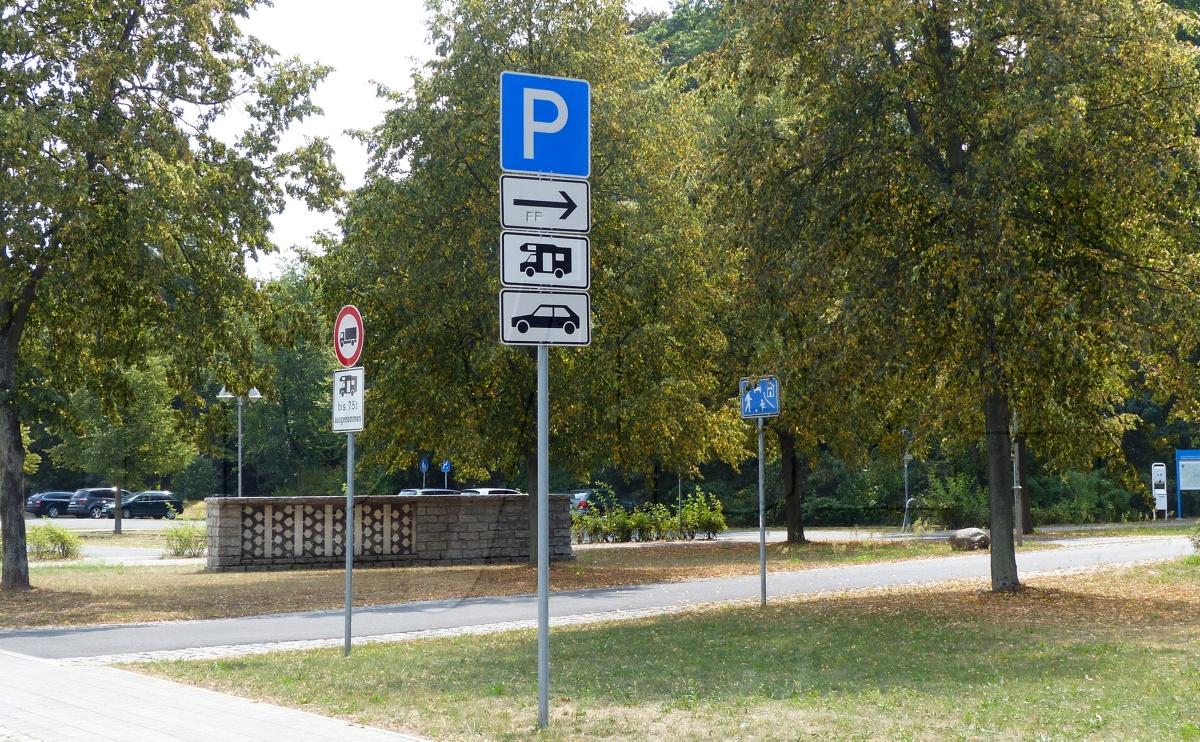 Parkplätze für Wohnmobile