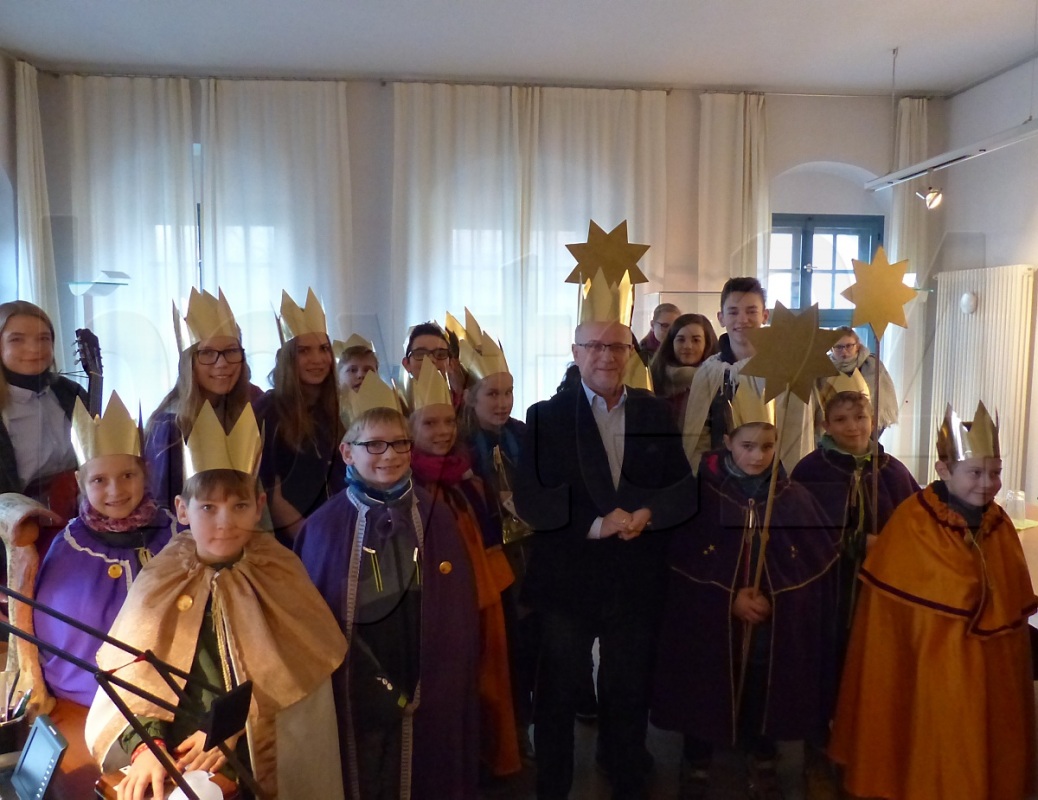 Sternsinger im Rathaus