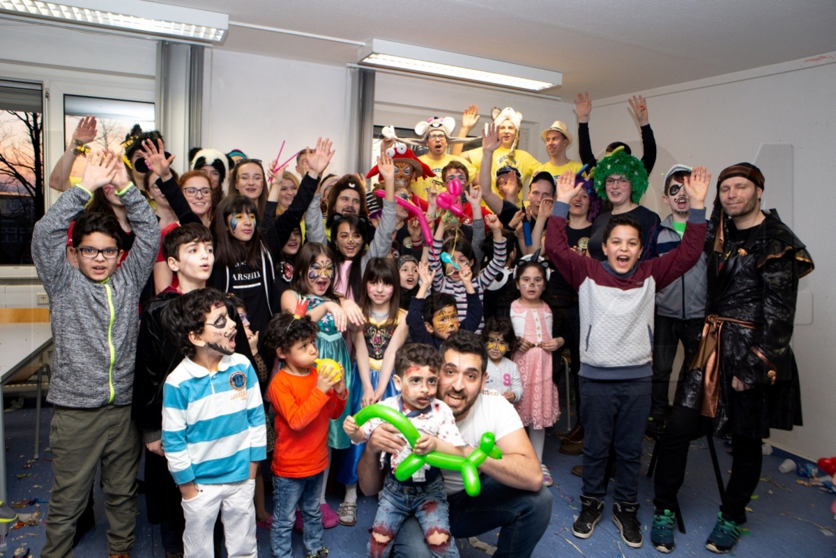 Stimmung bei Faschingsparty