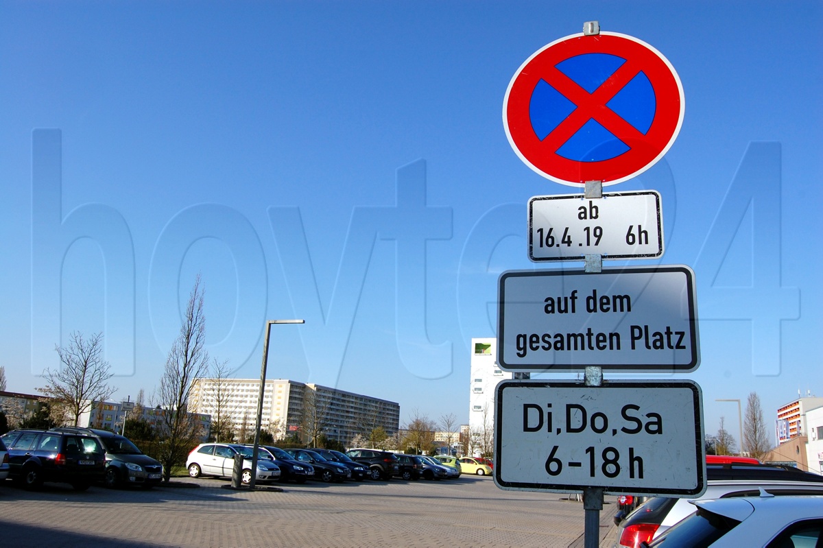 Temporärer Marktplatz