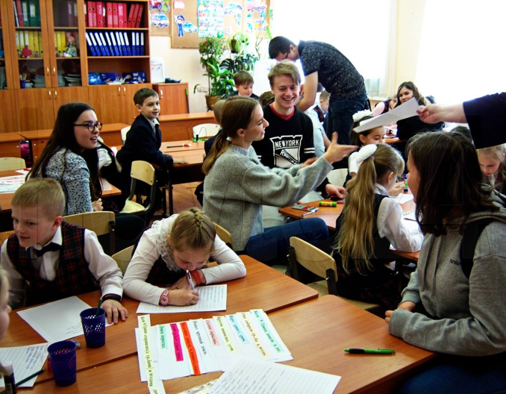 Johanneums-Schüler in Sankt Petersburg