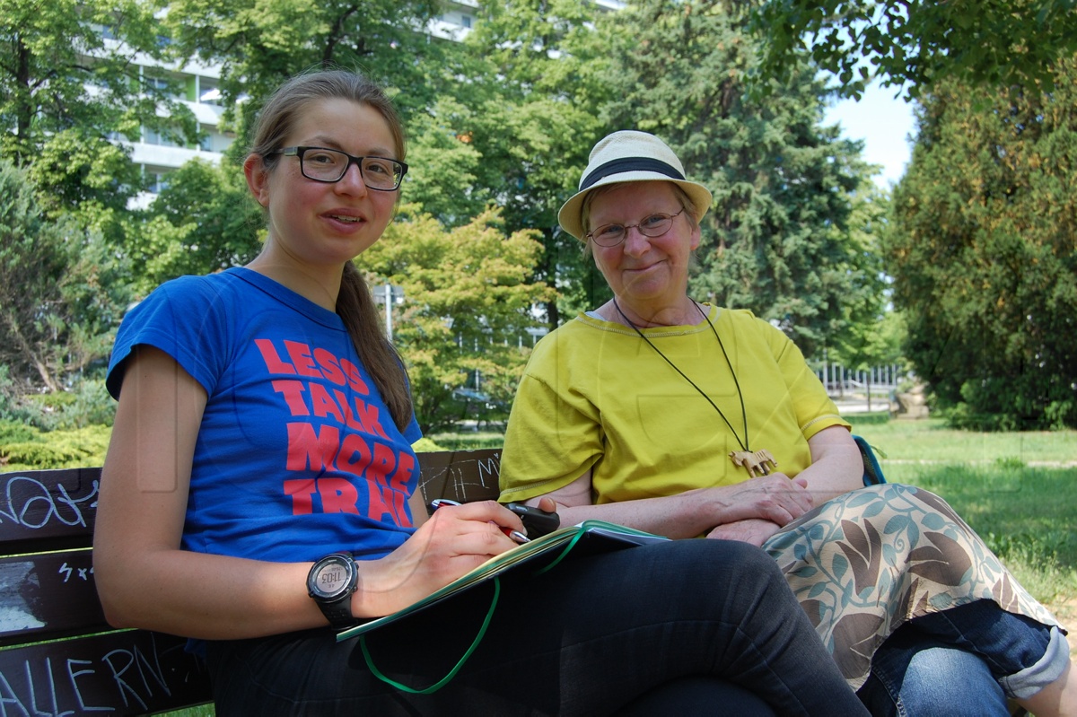 Nachwuchs-Journalistin auf Recherche-Tour