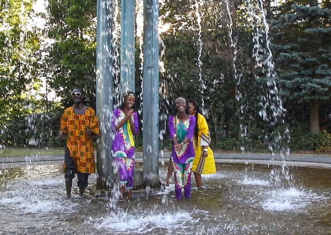 Musiker aus Jamaika mögen den ZDF-Brunnen