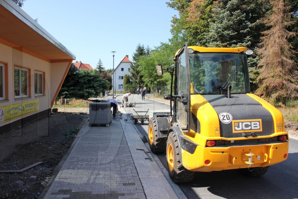 Bauarbeiten in Knappenrode bis September