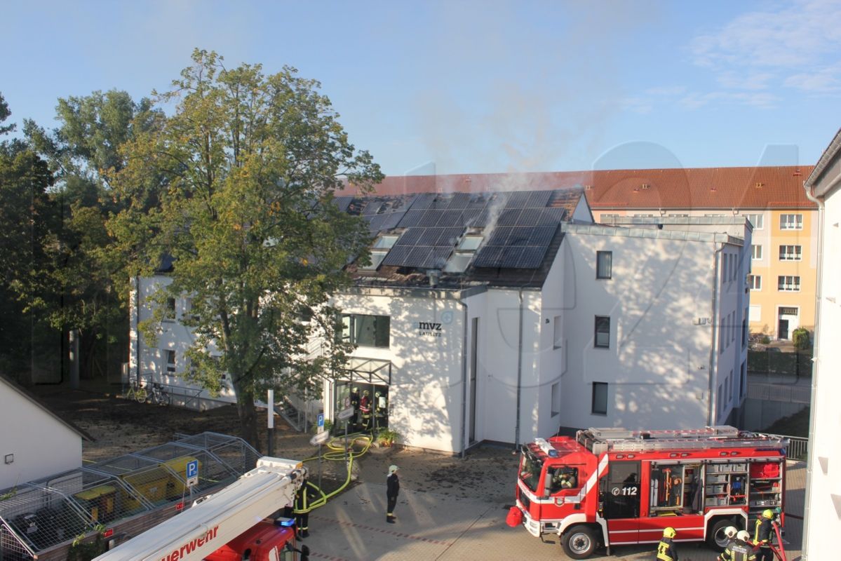 Brand im Augen-MVZ in Hoyerswerda