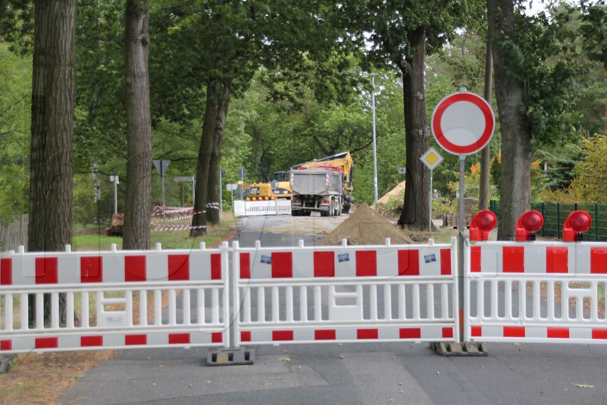 Kühnichter Straße bis zum Monatsende gesperrt