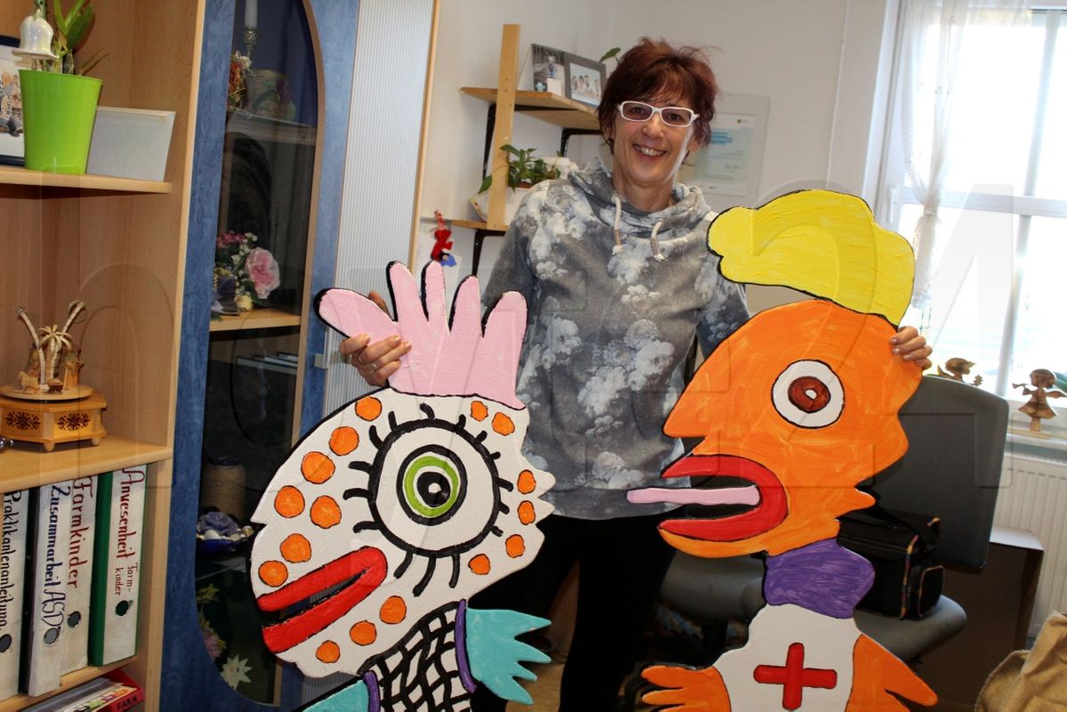 Farm-Krippen-Figuren im Fischer-Art-Stil