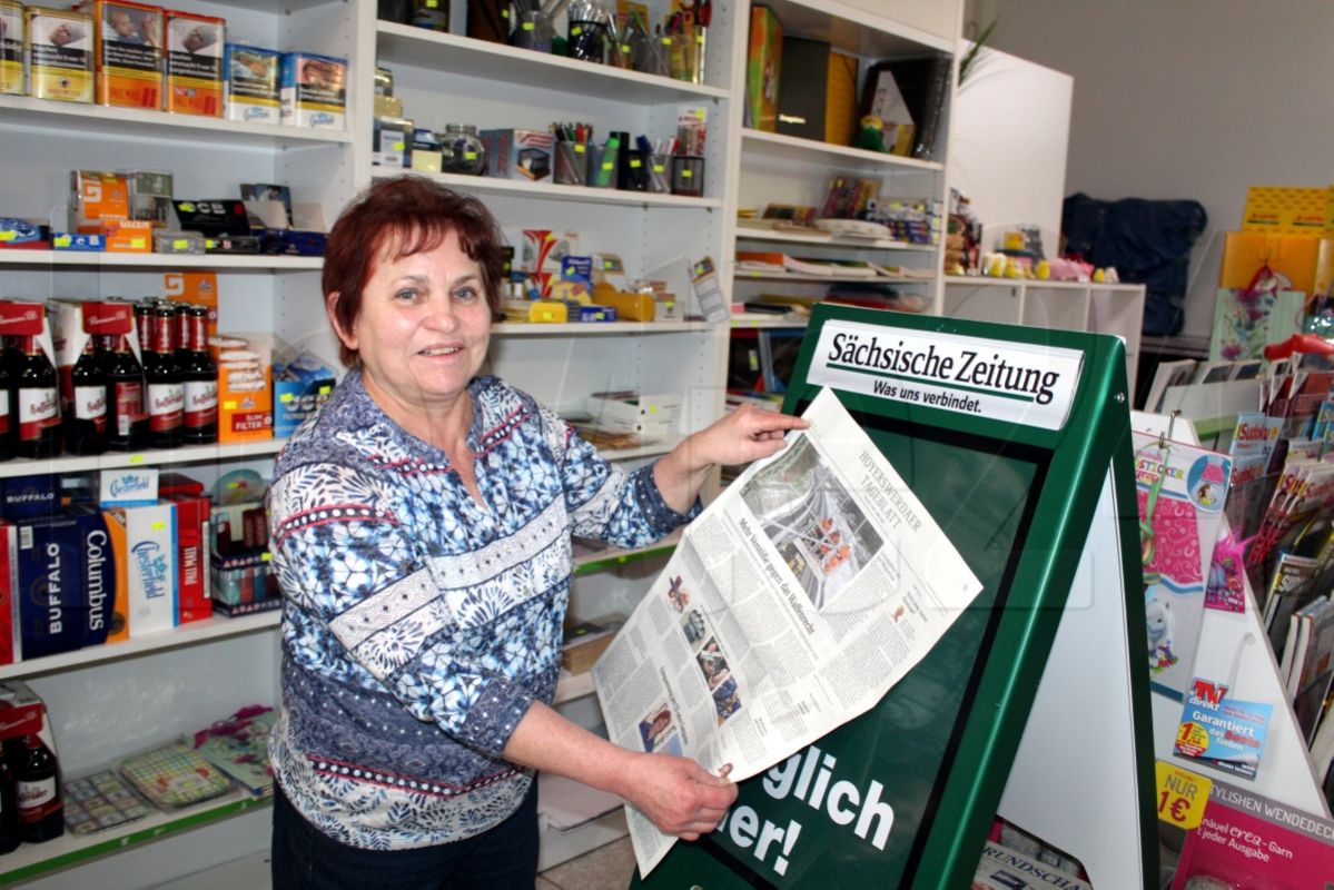 Sigrid Hallas gibt ihren Zeitungsladen auf