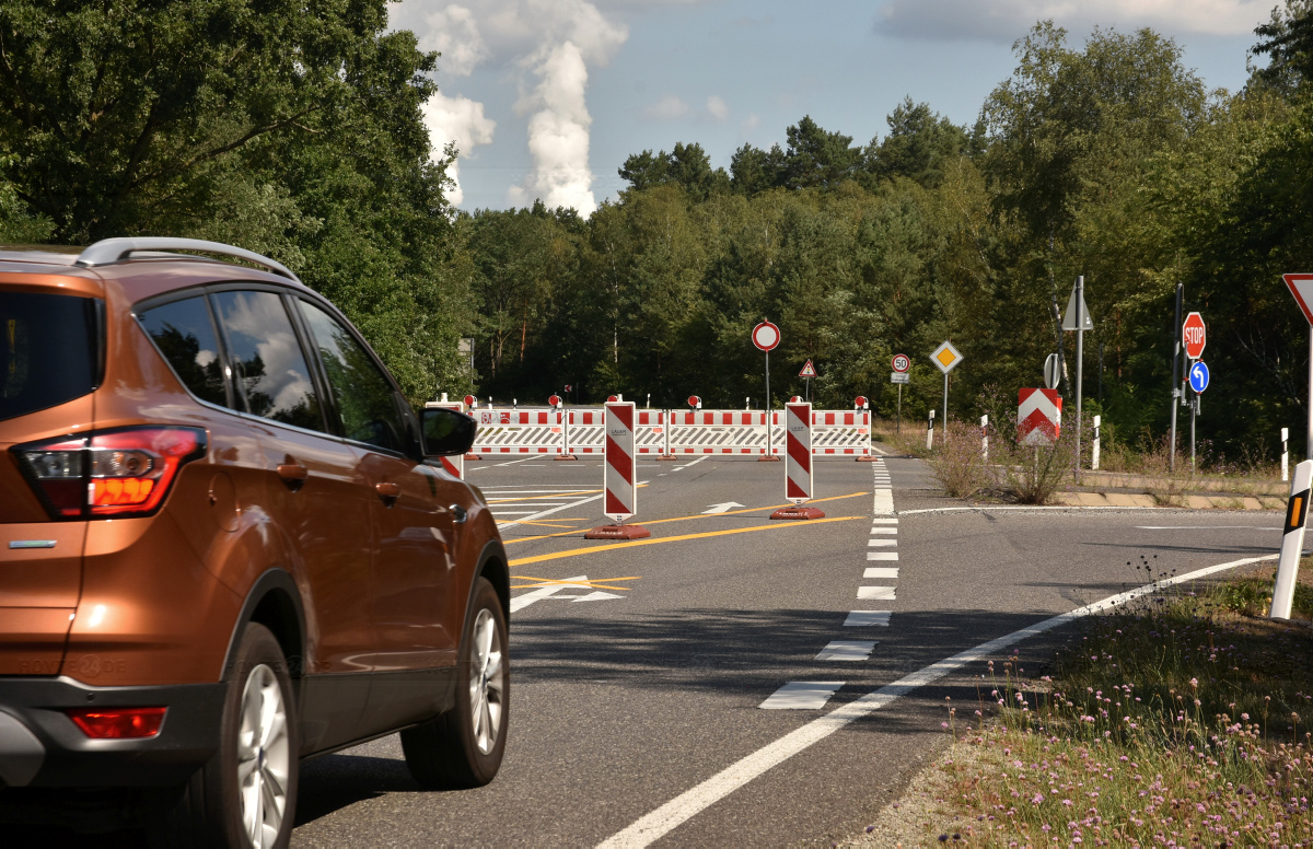 Achtung! Vollsperrung auf der Bundesstraße 97!