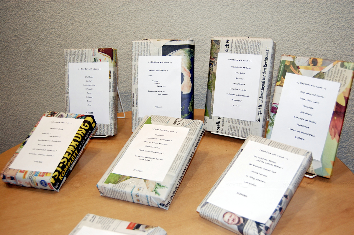 Bibliothek lädt zum Bücher-Blind-Date ein