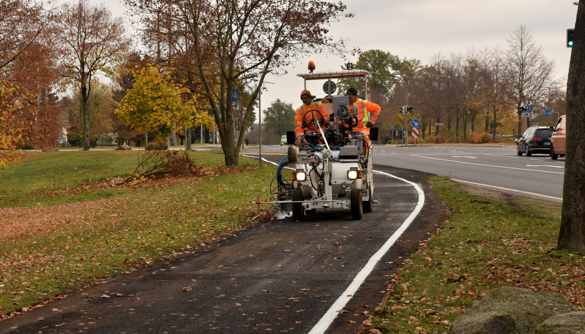 Instandsetzung des Radweges ist abgeschlossen